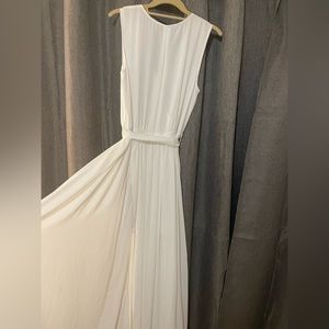 VICII White maxi DRESS
